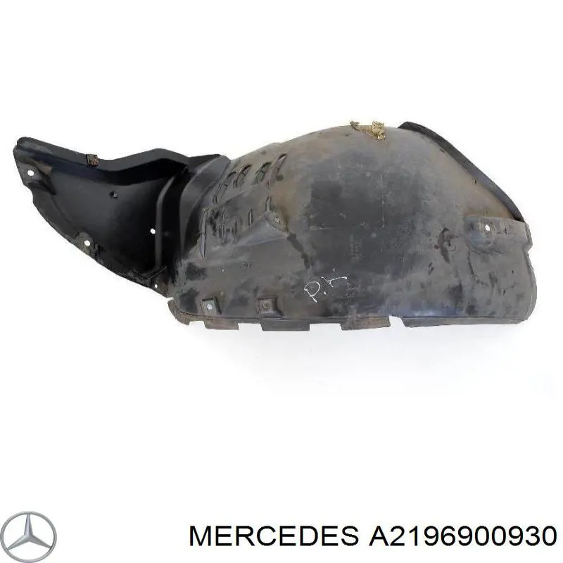 A2196900930 Mercedes Guarda-barras esquerdo dianteiro do pára-lama dianteiro