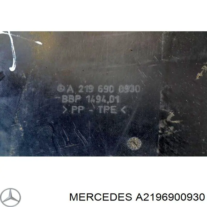 Guarda-barras esquerdo dianteiro do pára-lama dianteiro Mercedes A2196900930 preço, a partir de 28,99 USD