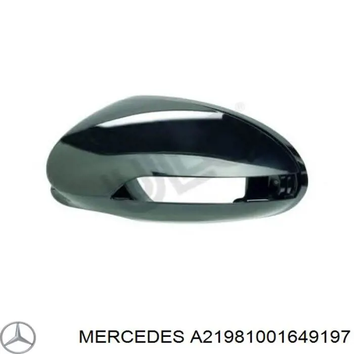 Compre A21981001649999 Mercedes Placa sobreposta (tampa) do espelho de retrovisão esquerdo