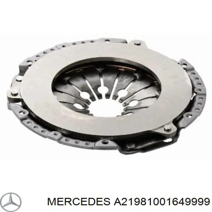 A21981001649999 Mercedes Placa sobreposta (tampa) do espelho de retrovisão esquerdo