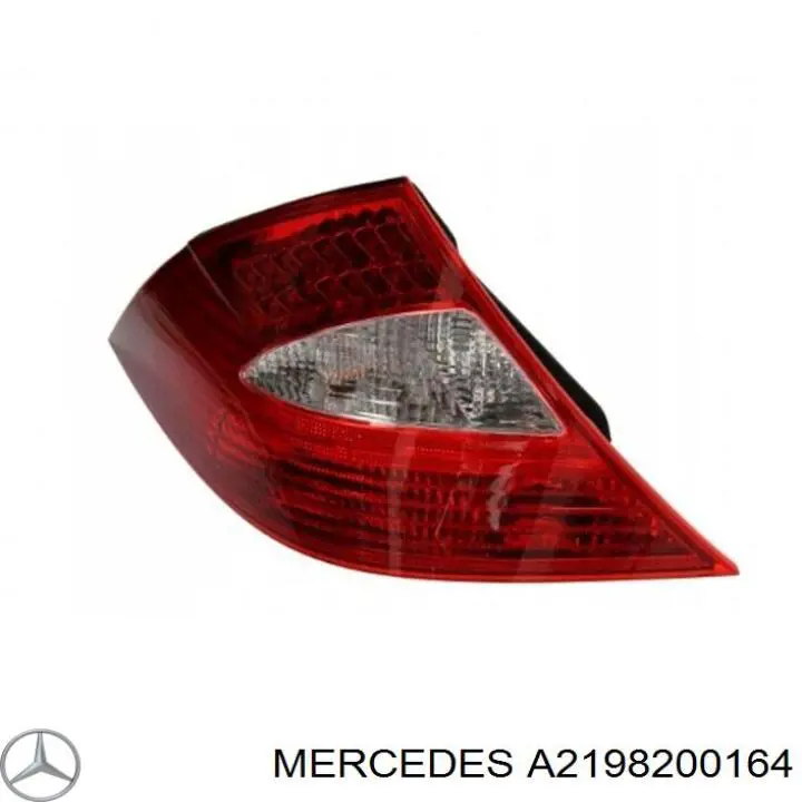 A2198200164 Mercedes Lanterna traseira esquerda