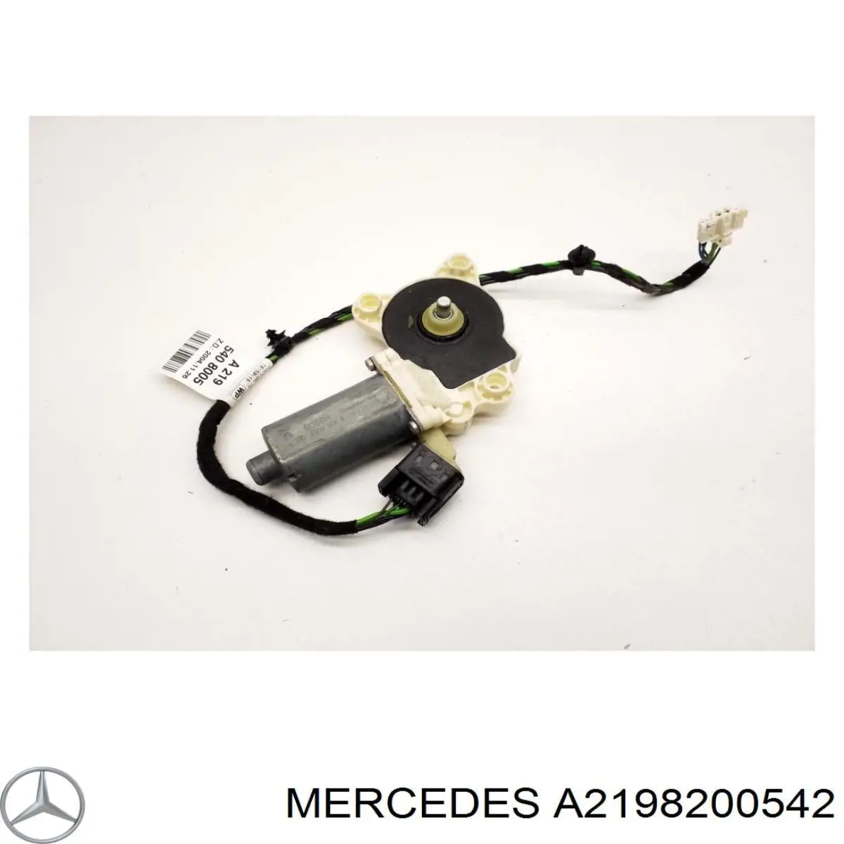 A2198200542 Mercedes Motor de acionamento de vidro da porta dianteira esquerda