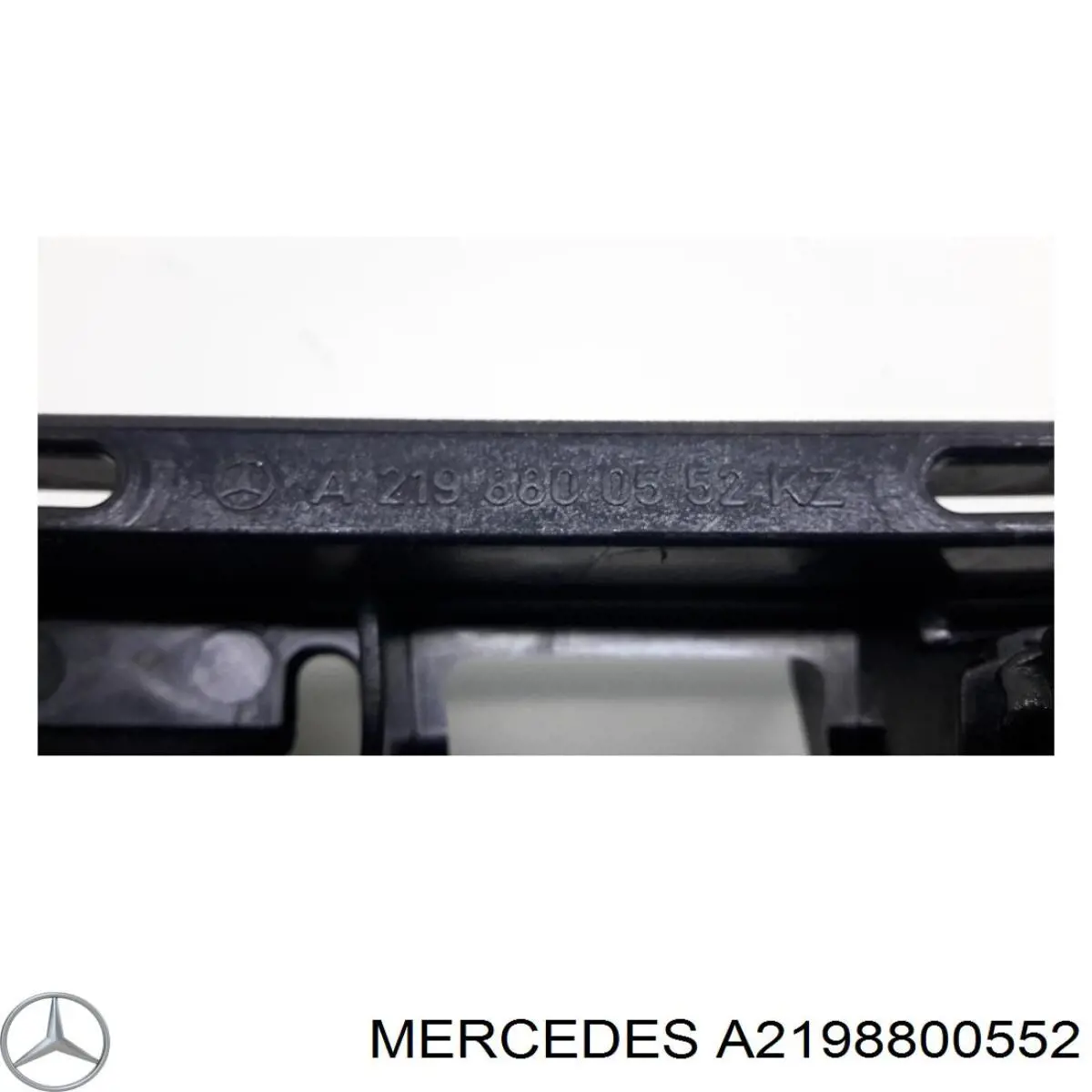 A2198800552 Mercedes Consola central do pára-choque traseiro