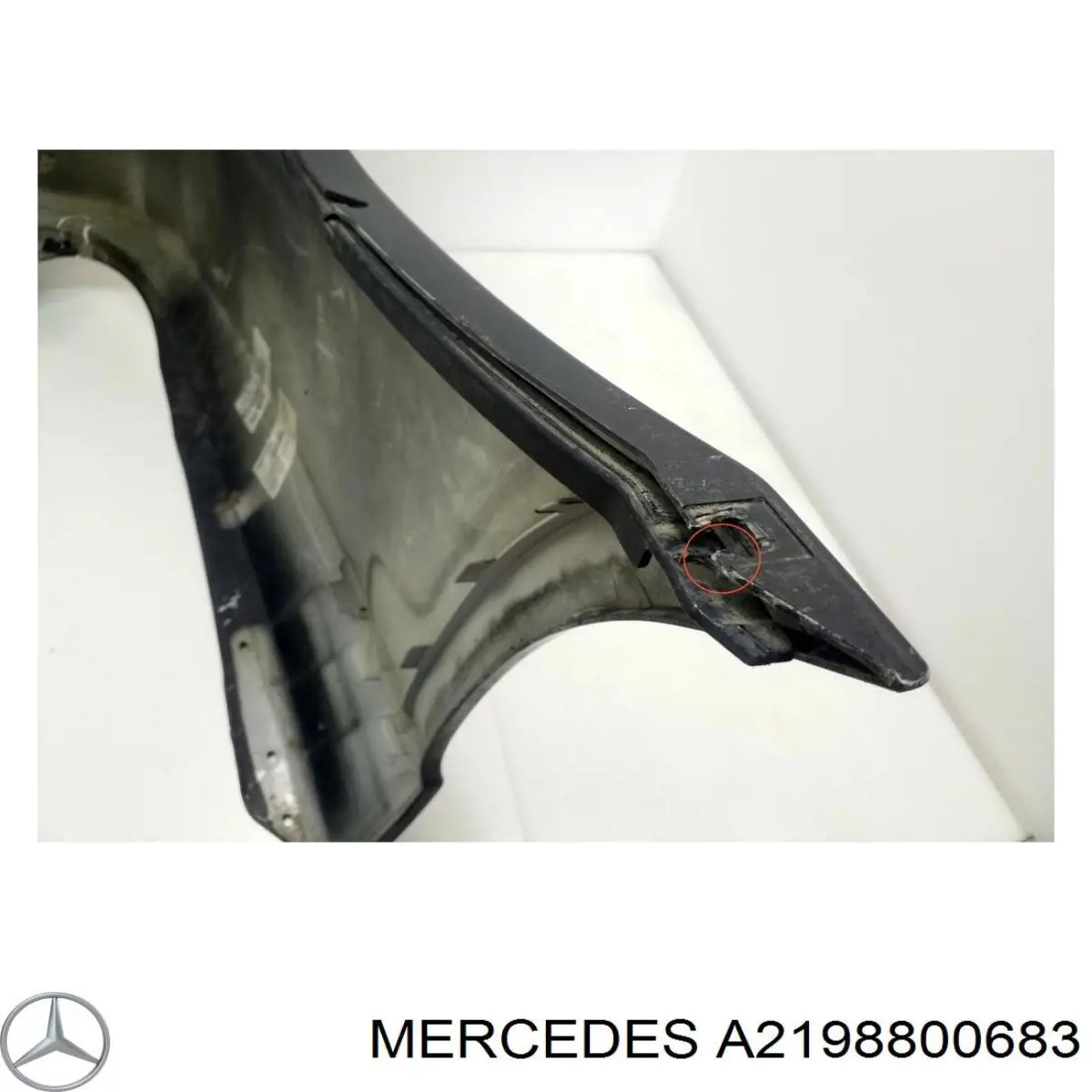 A2198800683 Mercedes Pára-choque traseiro