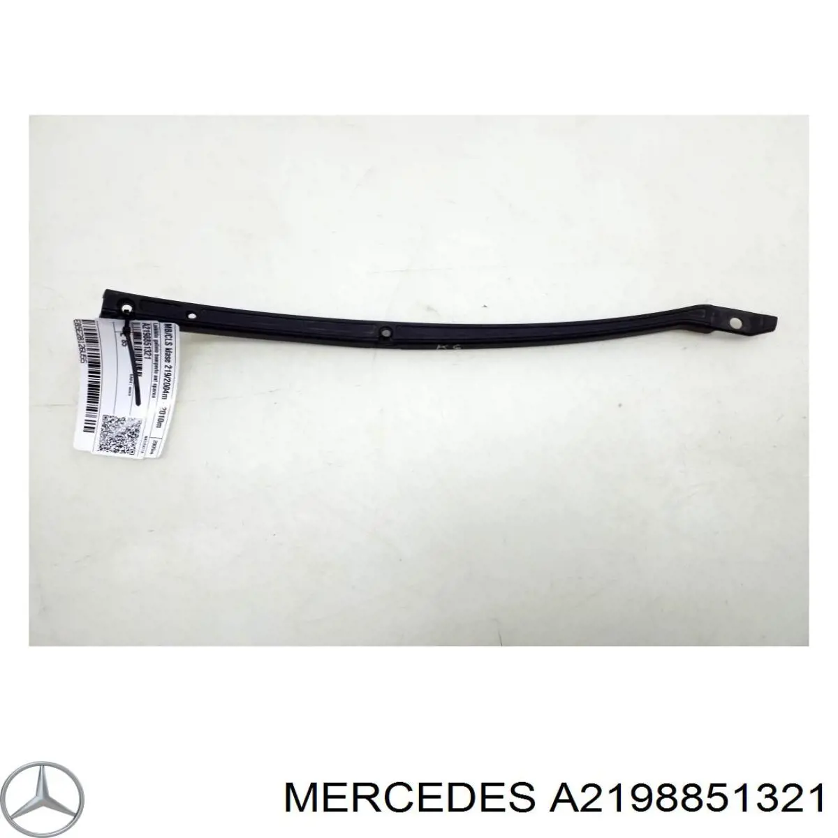 A2198851321 Mercedes Consola esquerda do pára-choque traseiro externo