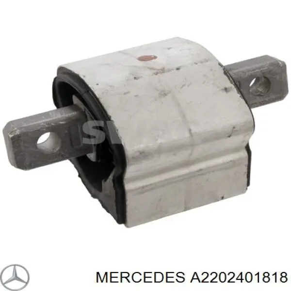 A2202401818 Mercedes Coxim de transmissão (suporte da caixa de mudança)