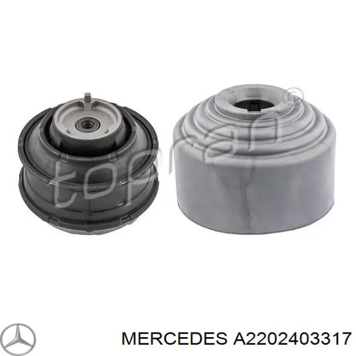 Compre A2202403317 Mercedes Coxim (suporte) esquerdo/direito de motor