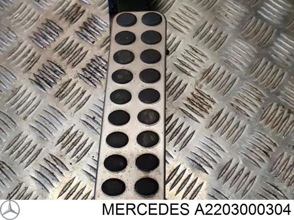 A2203000304 Mercedes Pedal de gás (de acelerador)