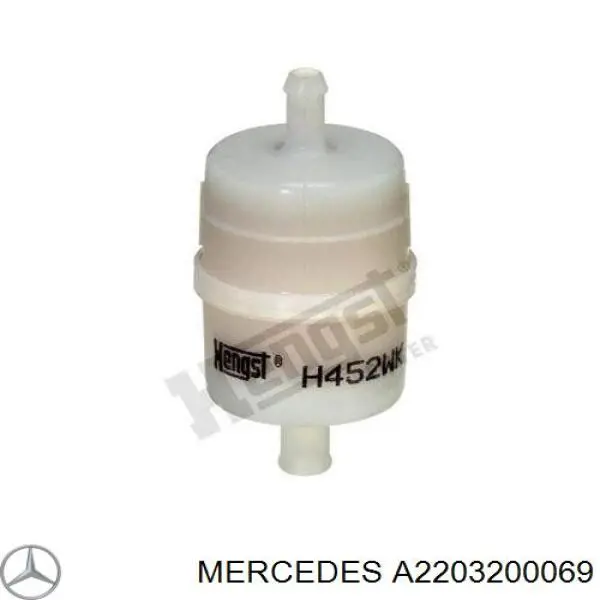 A2203200069 Mercedes Filtro de ar do compressor de bombeio (de amortecedores)
