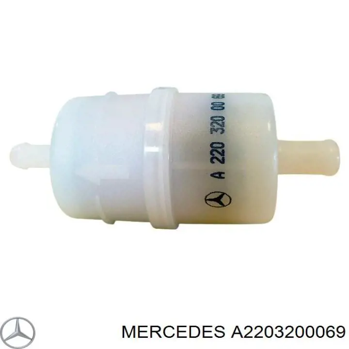 Filtro de ar do compressor de bombeio (de amortecedores) Mercedes A2203200069 preço, a partir de 15,00 USD
