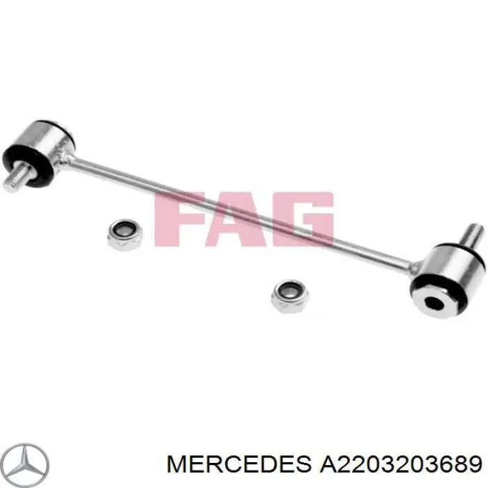 Compre A2203203689 Mercedes Montante de estabilizador traseiro