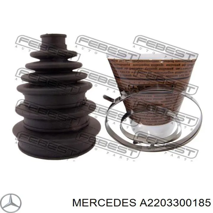 Bota de proteção externa de junta homocinética do semieixo dianteiro Mercedes A2203300185 preço, a partir de 22,52 USD