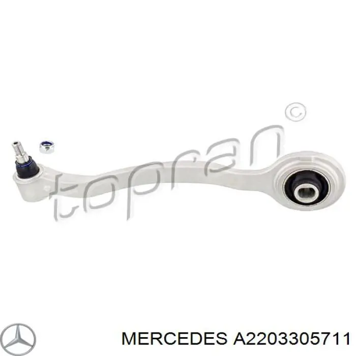 Compre A2203305711 Mercedes Braço oscilante inferior esquerdo de suspensão dianteira