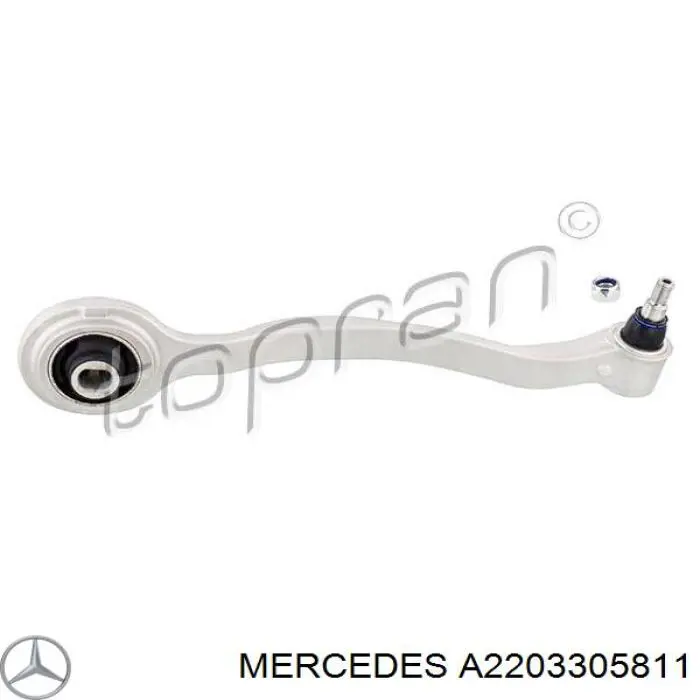 Braço oscilante inferior direito de suspensão dianteira Mercedes A2203305811 preço, a partir de 103,86 USD