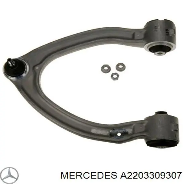 A2203309307 Mercedes Braço oscilante superior esquerdo de suspensão dianteira