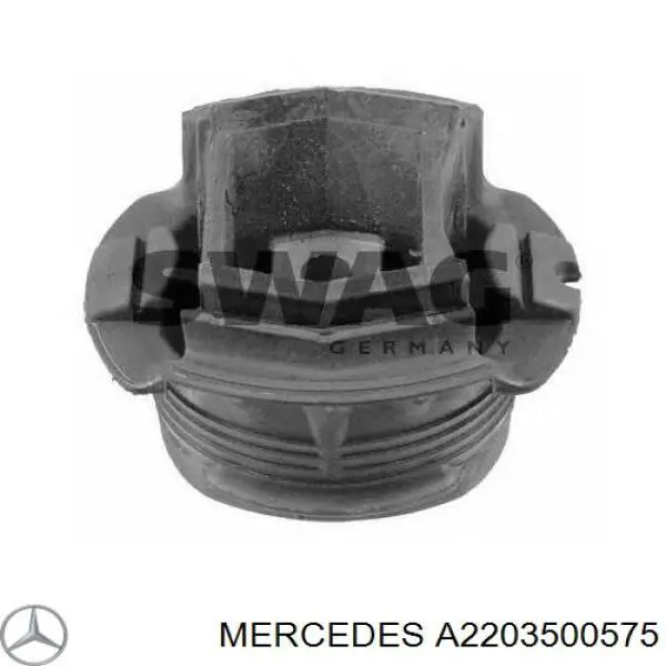 2203500575 Mercedes Bloco silencioso de viga traseira (de plataforma veicular)