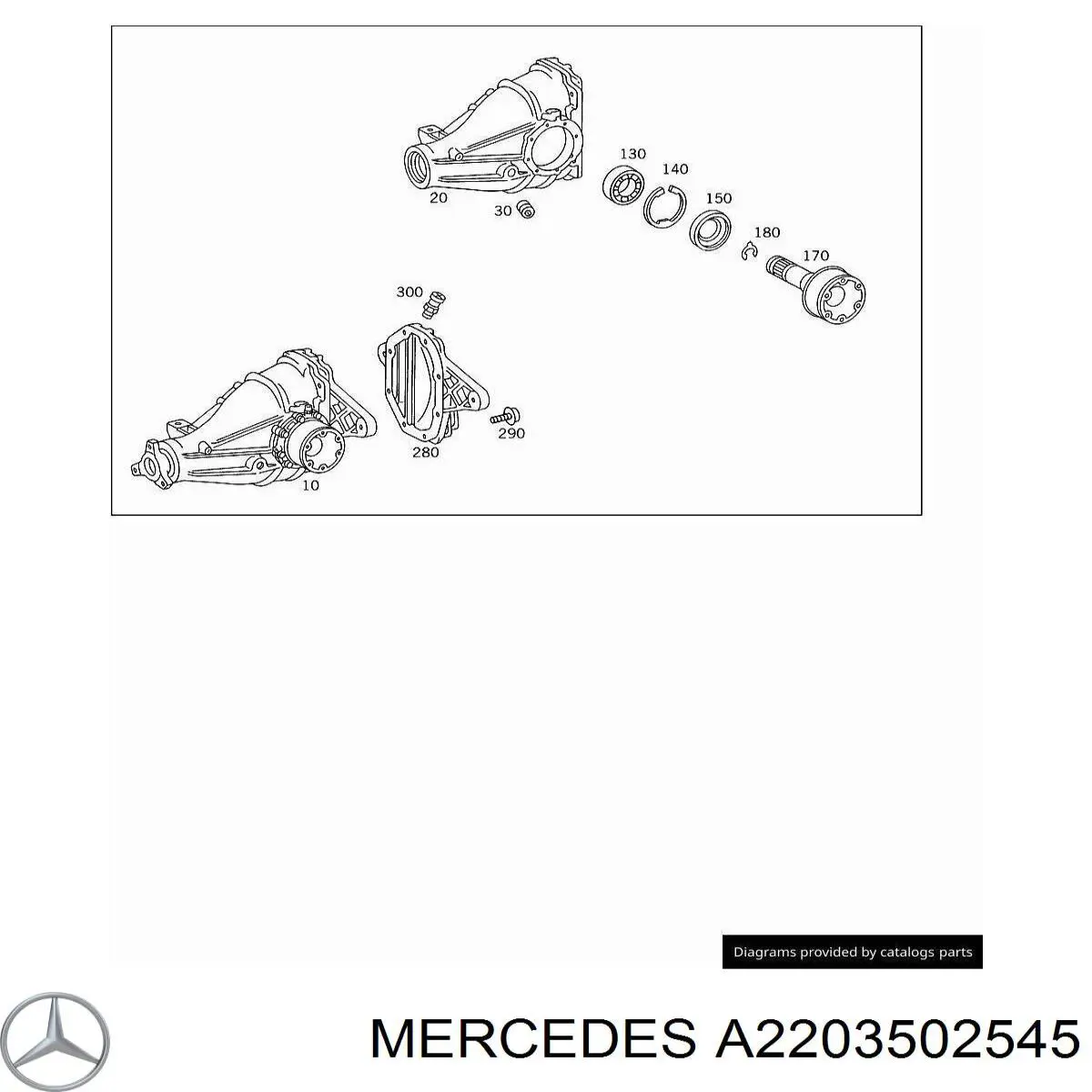 A2103500345 Mercedes 