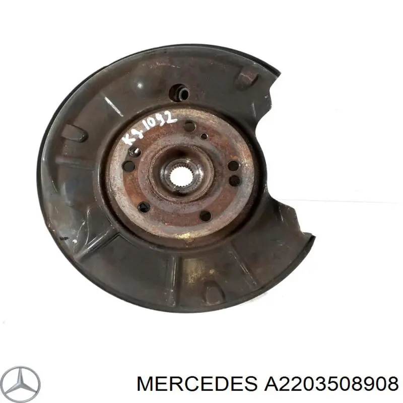 Pino moente (extremidade do eixo) traseiro esquerdo Mercedes A2203508908 preço, a partir de 104,85 USD
