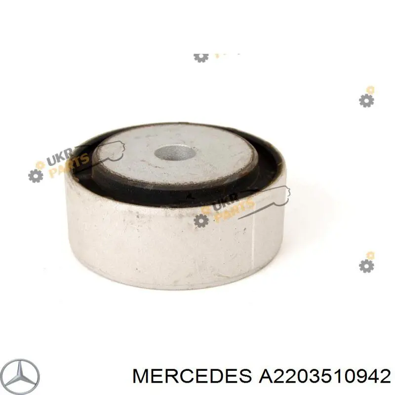 Compre A2203510942 Mercedes Bloco silencioso de viga traseira (de plataforma veicular)