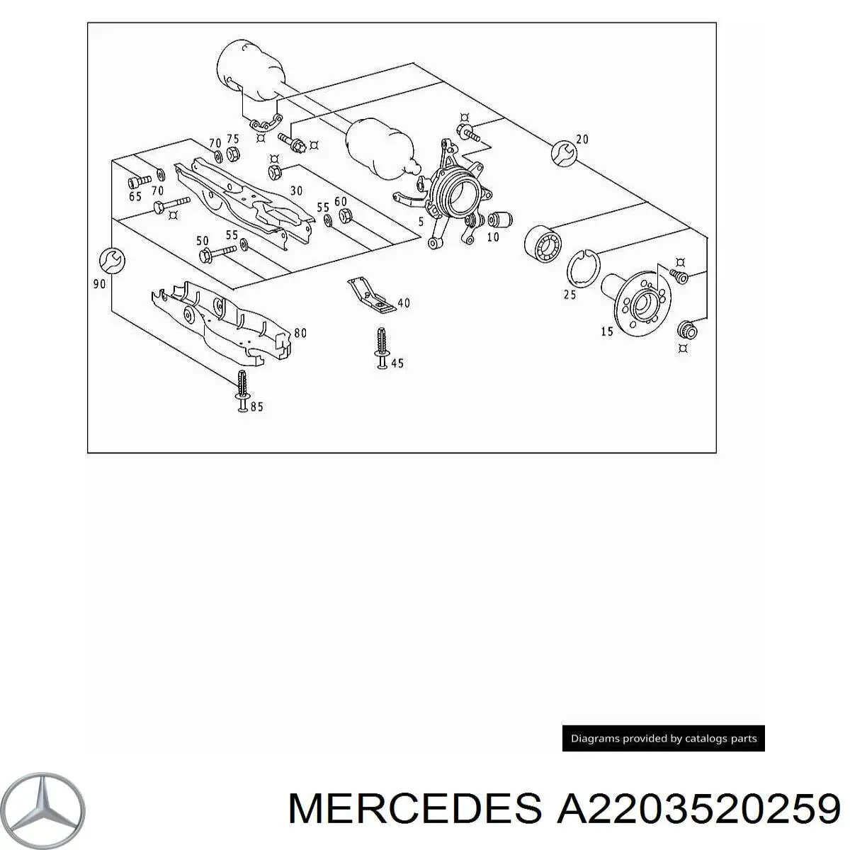 A2203520259 Mercedes 