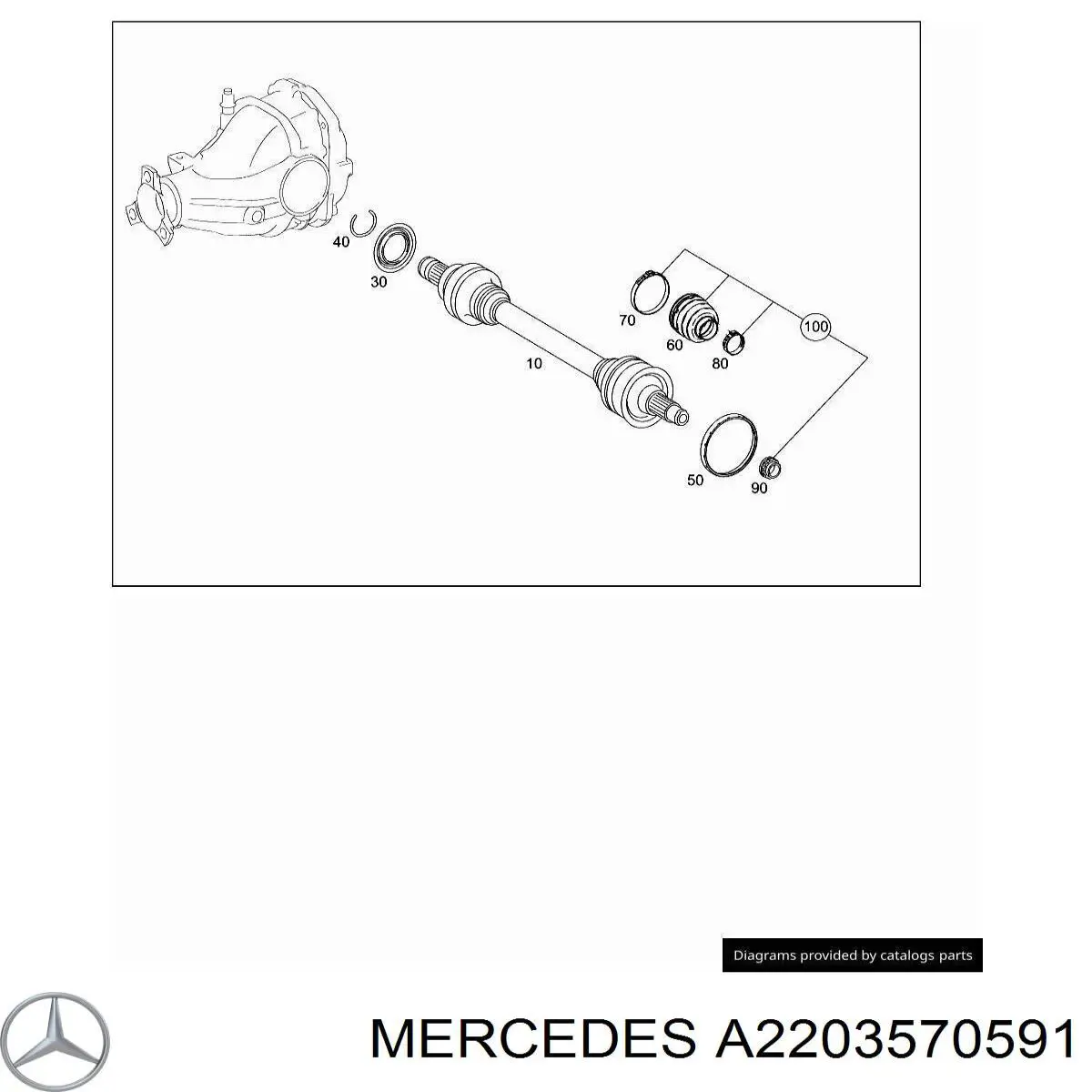 A2203570591 Mercedes 