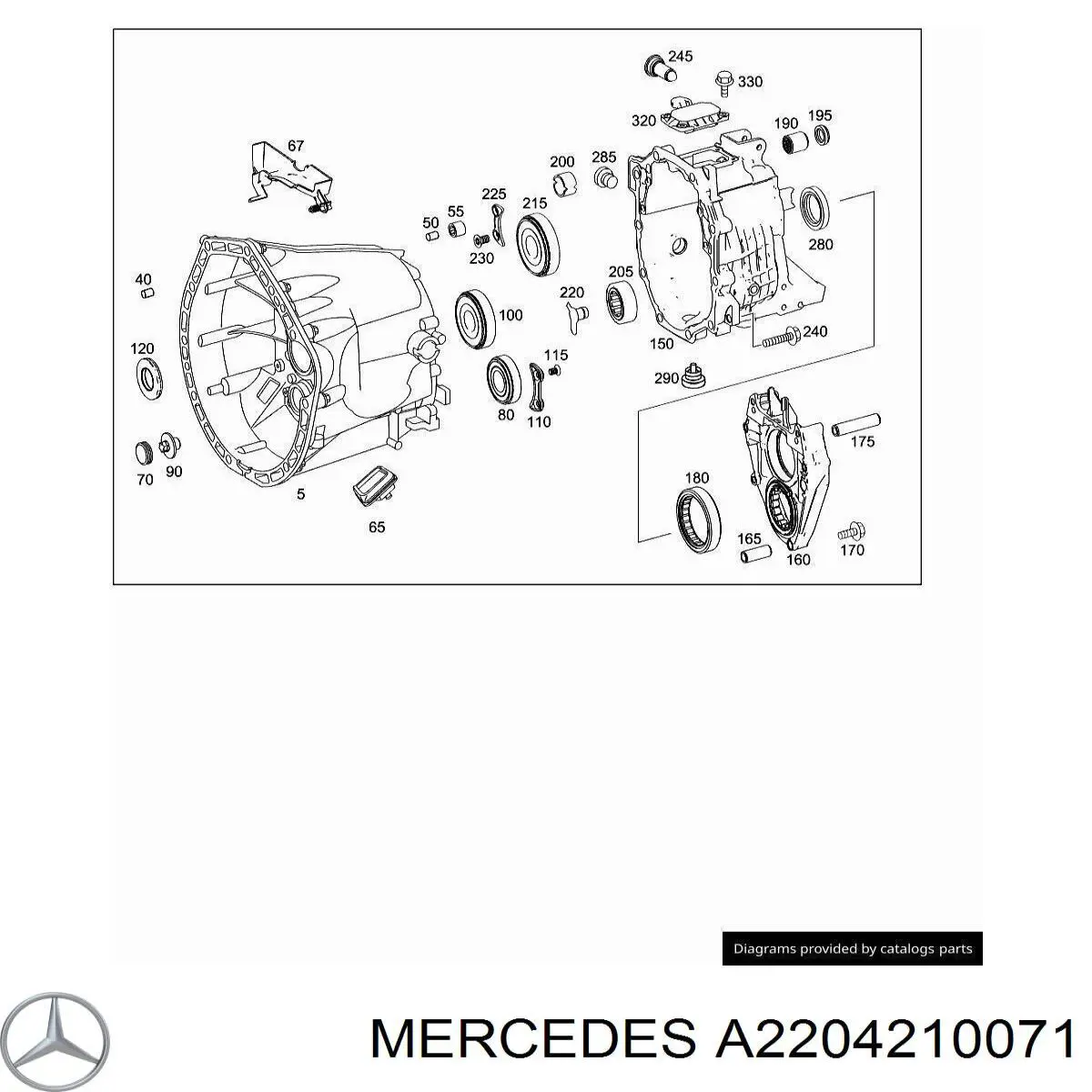 A2204210071 Mercedes 