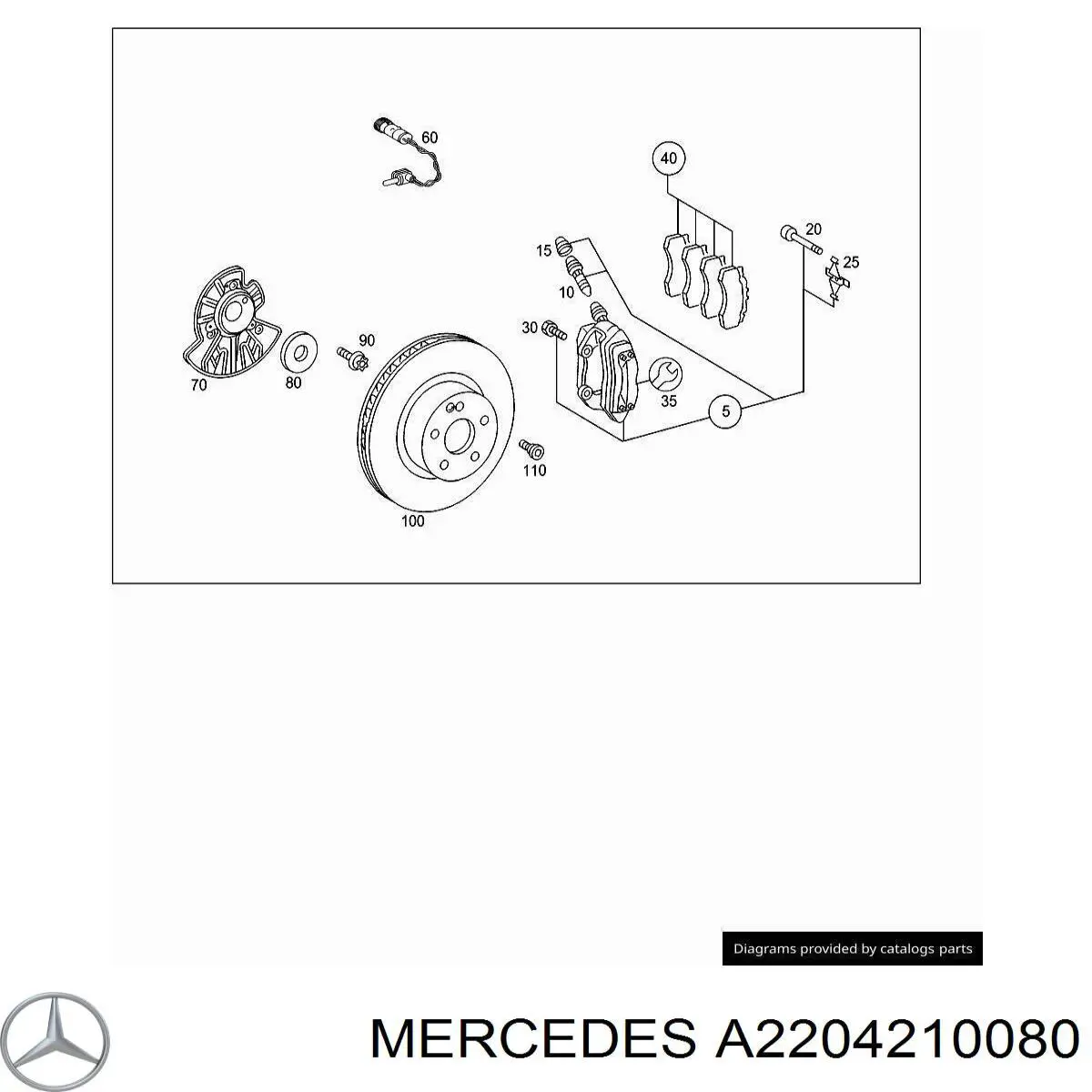 A2204210080 Mercedes 