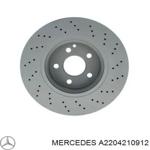 Disco do freio dianteiro Mercedes A2204210912 preço, a partir de 65,19 USD