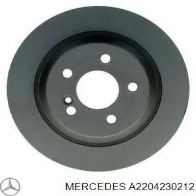 Compre A2204230212 Mercedes Disco do freio traseiro