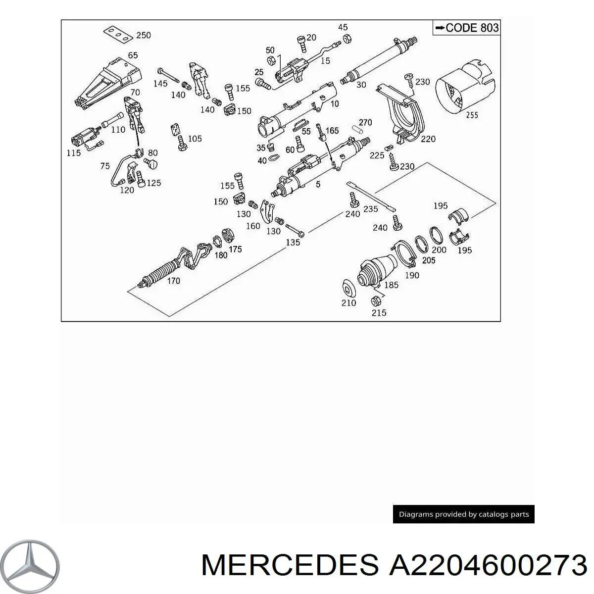 A2204600273 Mercedes 