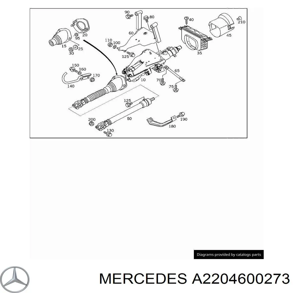  Mercedes A2204600273 preço, a partir de 67,24 USD