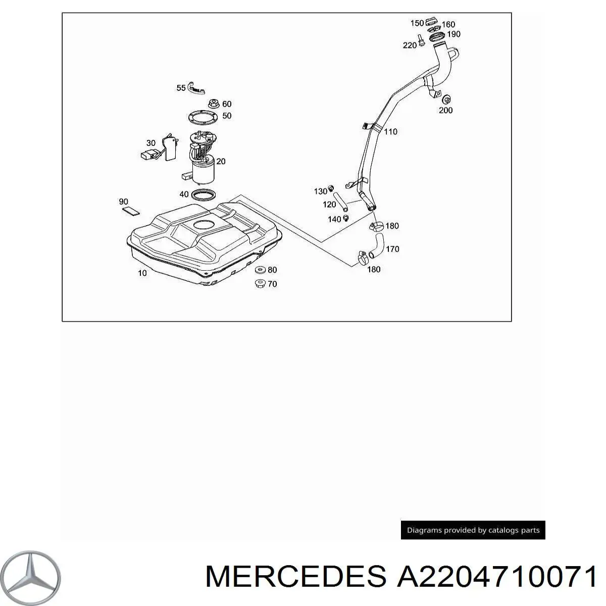 A2204710071 Mercedes 