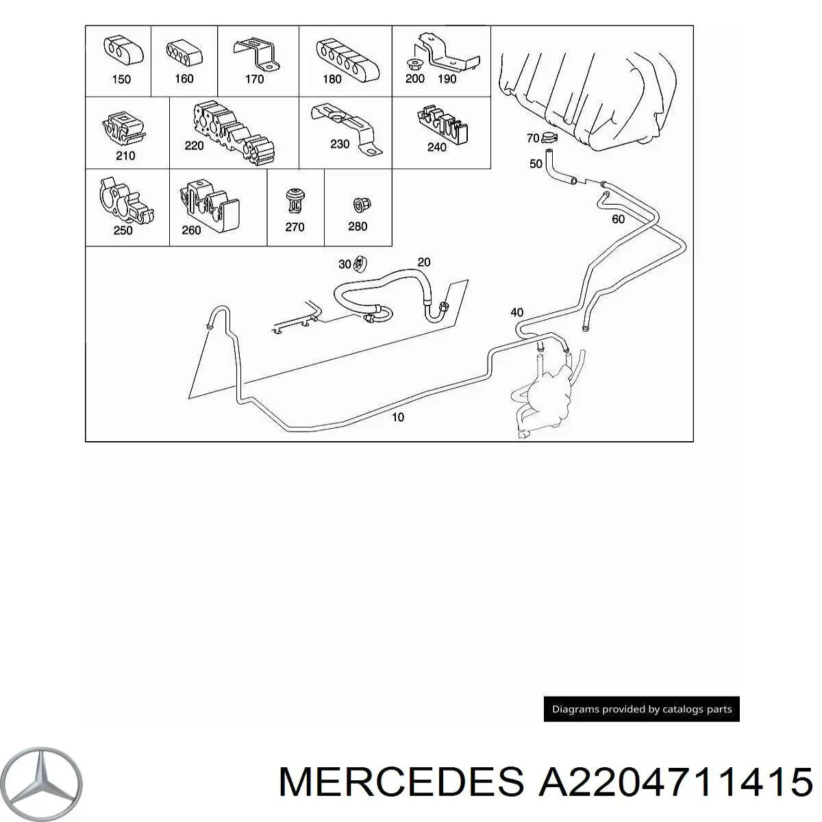 A2204711415 Mercedes 