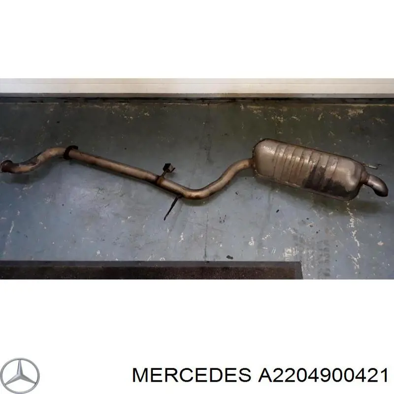 Silenciador, parte traseira Mercedes 2204900421 preço, a partir de 220,01 USD