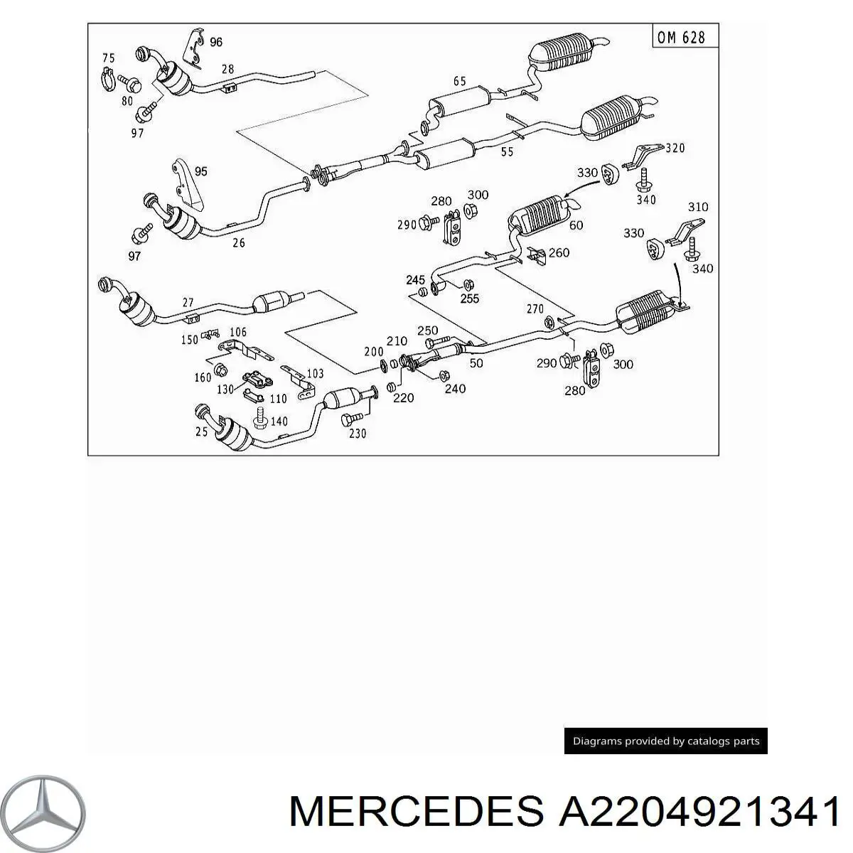  Mercedes A2204921341 preço, a partir de 36,28 USD