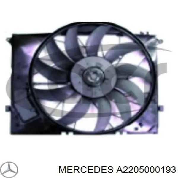 Difusor do radiador de esfriamento, montado com motor e roda de aletas Mercedes A2205000193 preço, a partir de 423,75 USD