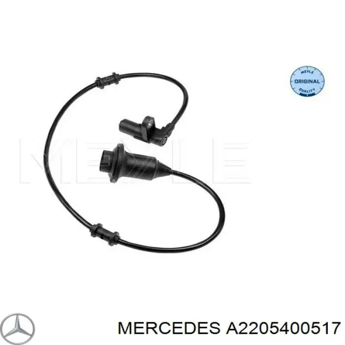 Sensor ABS traseiro direito Mercedes A2205400517 preço, a partir de 25,37 USD