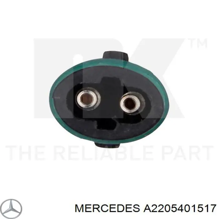 Compre A2205401517 Mercedes Sensor dianteiro direito de desgaste das sapatas do freio