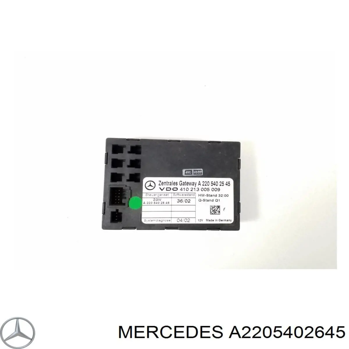 A2205402645 Mercedes Unidade de controlo do fecho central