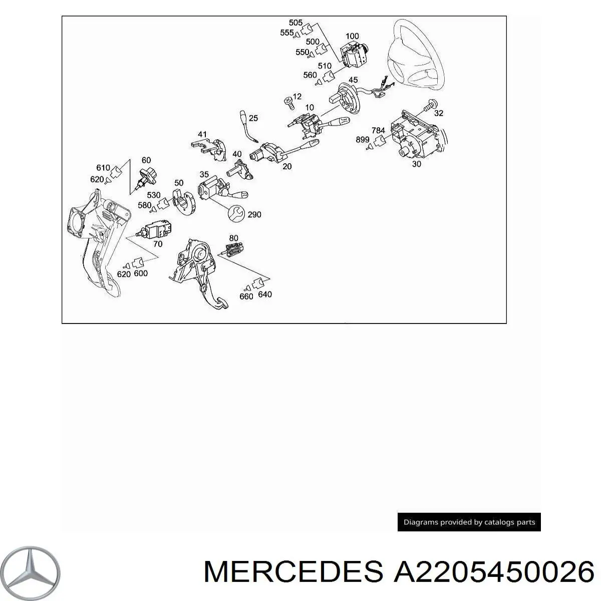 A2205450026 Mercedes 