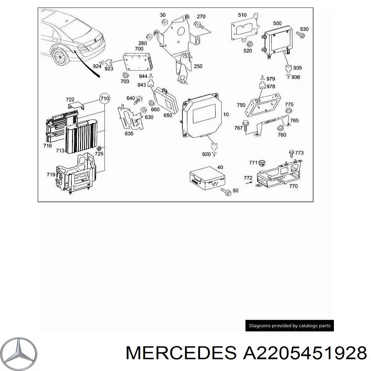  Mercedes A2205451928 preço, a partir de 16,68 USD