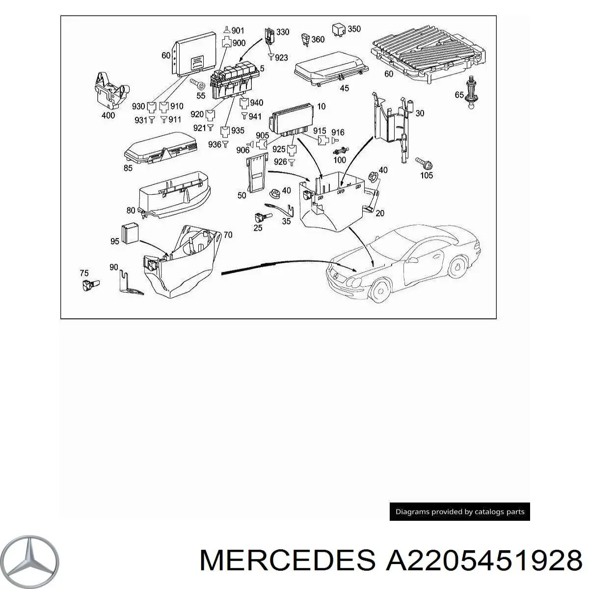 Compre A2205451928 Mercedes 