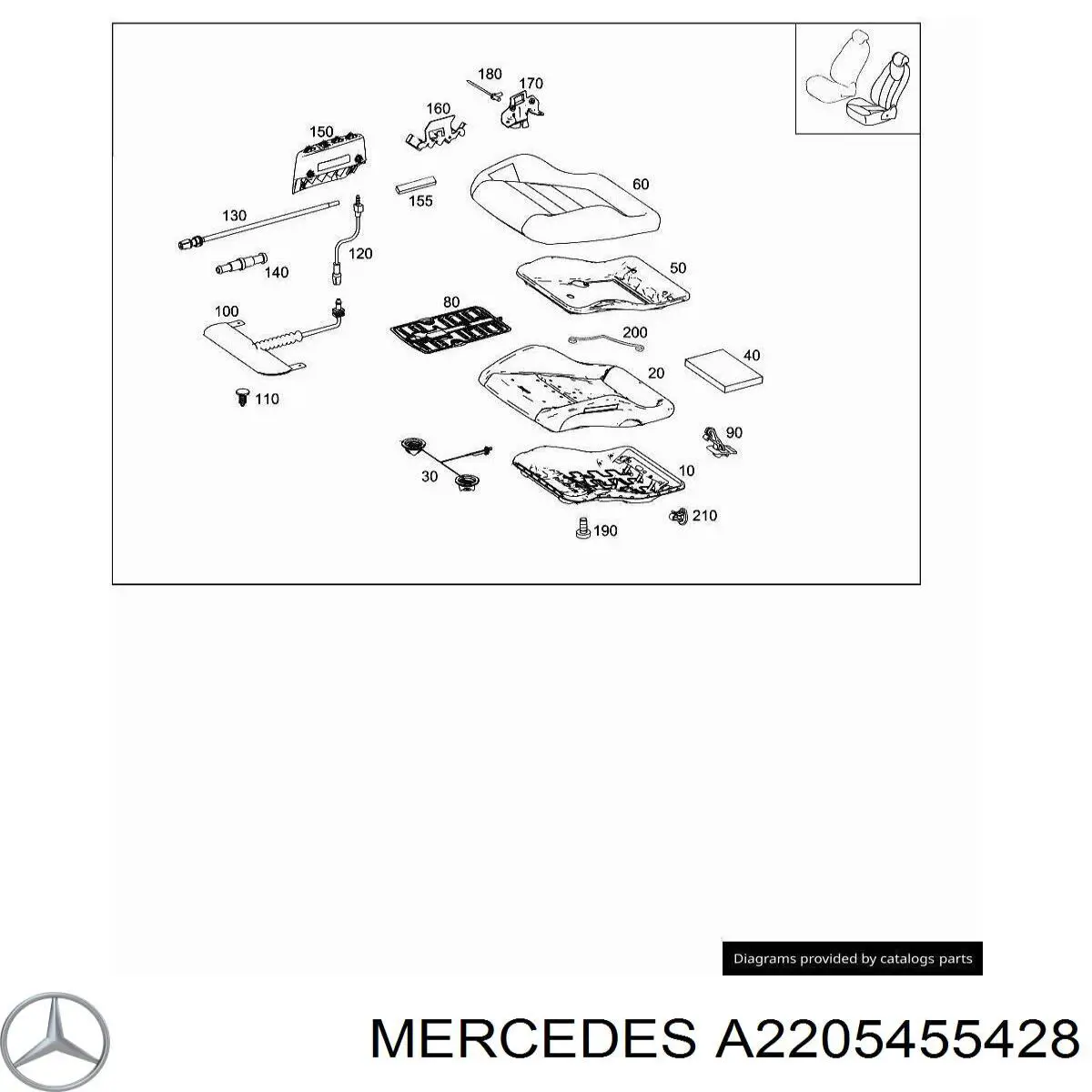 A2205455428 Mercedes 