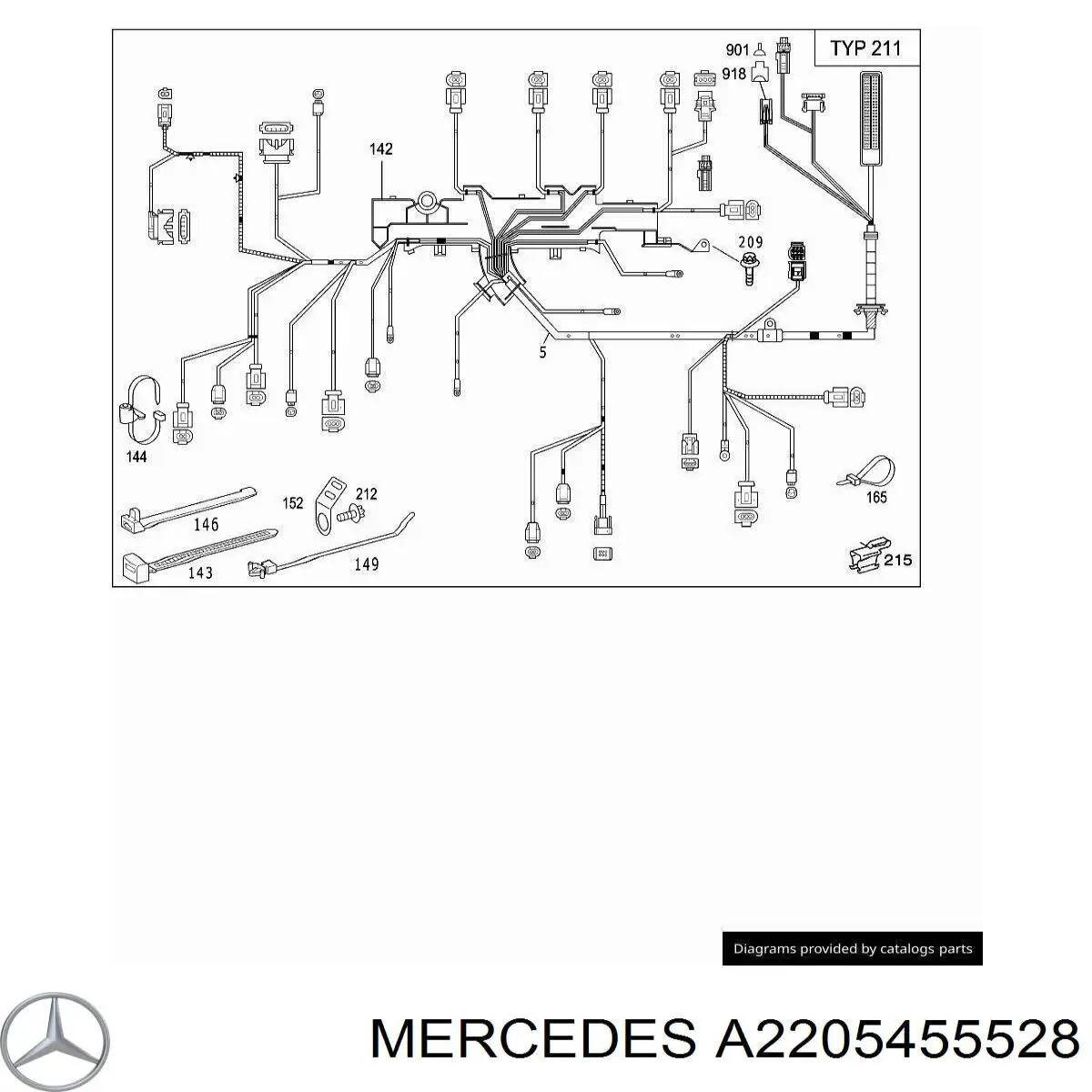 Compre A2205455528 Mercedes 