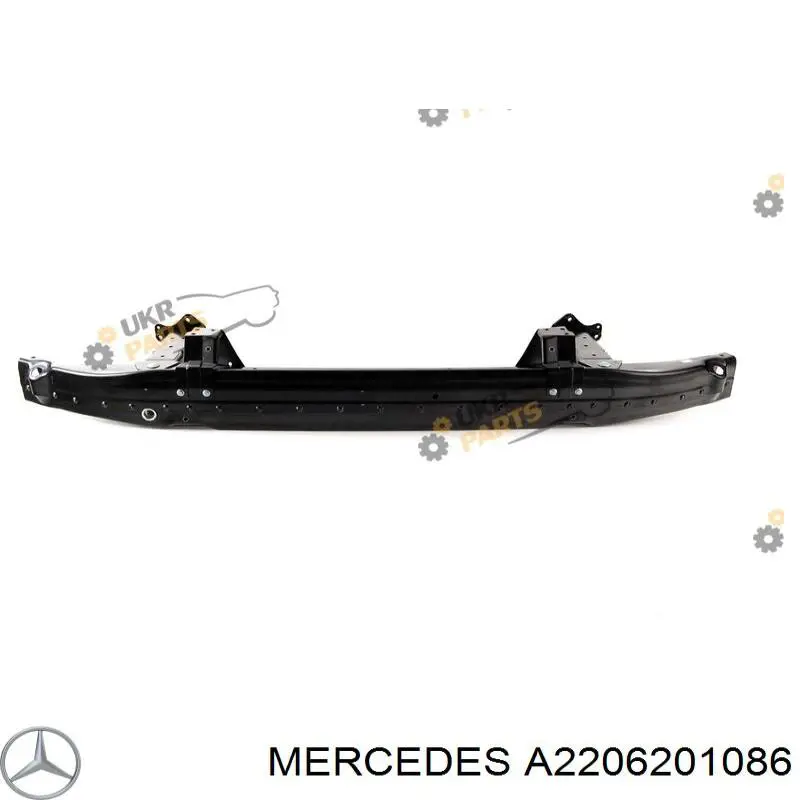 A2206201086 Mercedes Reforçador do pára-choque dianteiro