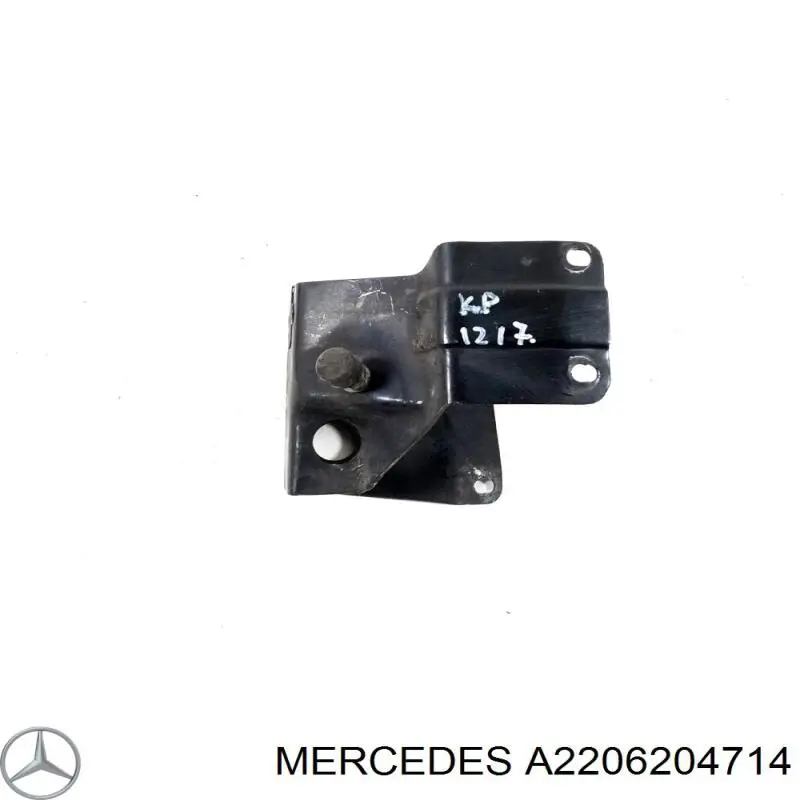 A2206204714 Mercedes Consola (adaptador) de fixação da luz dianteira esquerda