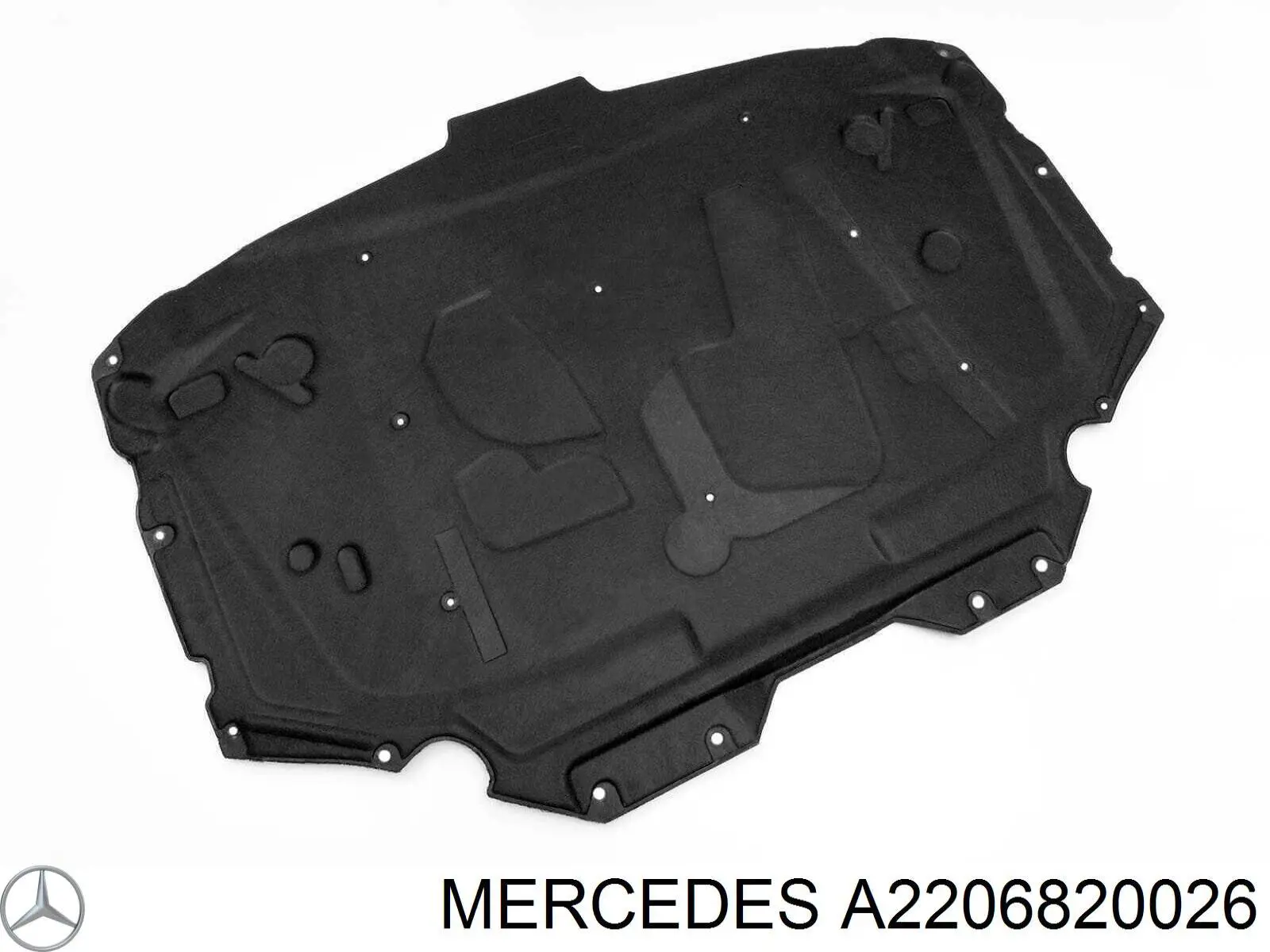 A2206820026 Mercedes Isolamento de ruído da capota