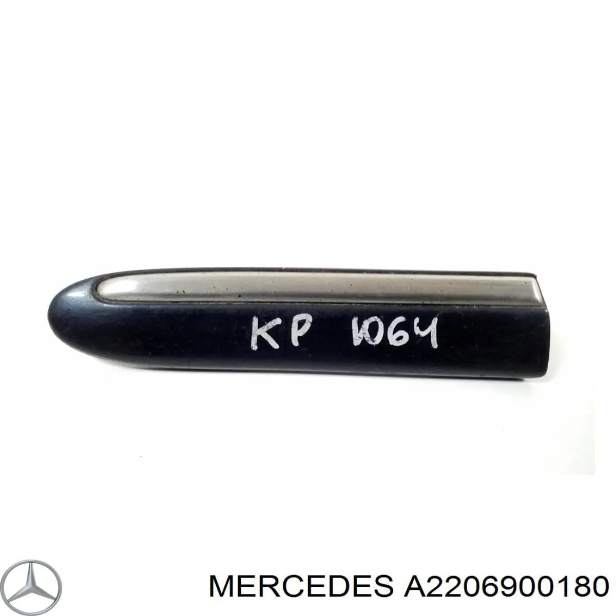 Compre A2206900180 Mercedes Compactador externo de vidro da porta dianteira esquerda (chapa)