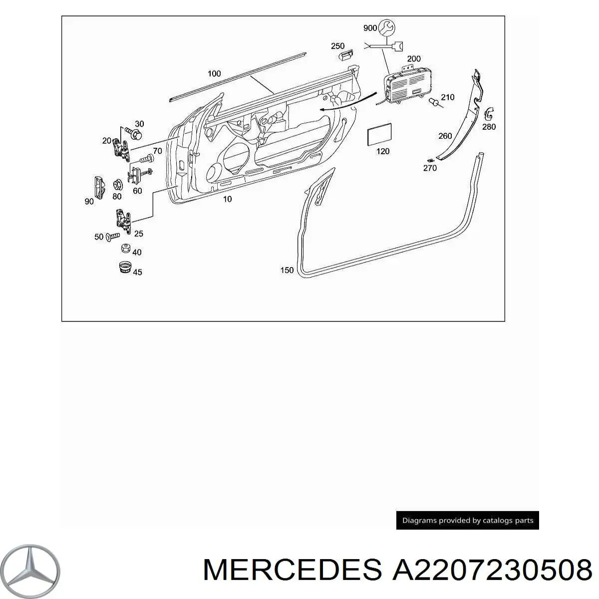 A2207230508 Mercedes 
