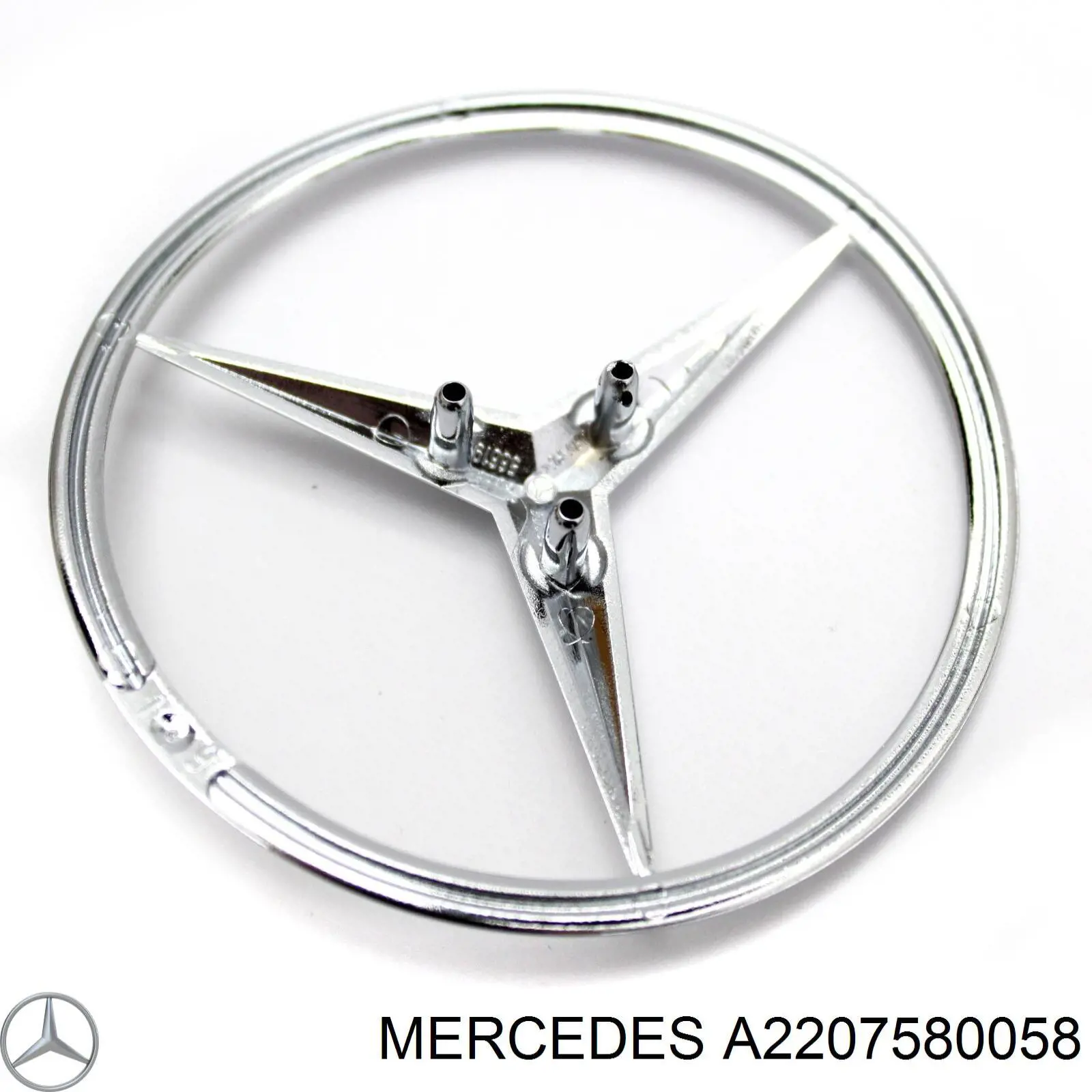 A2207580058 Mercedes Emblema de tampa de porta-malas (emblema de firma)